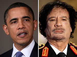 Gaddafi-Obama
