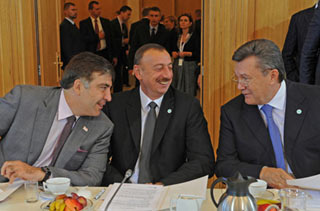 Saakashvili-Aliyev-Yanukovi